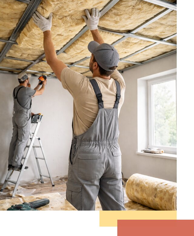 Утепление потолка под ключ в Йошкар-Оле качественно и быстро