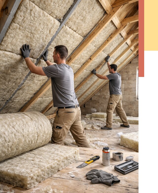 Утепление потолка минватой в Йошкар-Оле от 1483 руб. — быстро и недорого | ОТДЕЛОЧНИК-Шкр