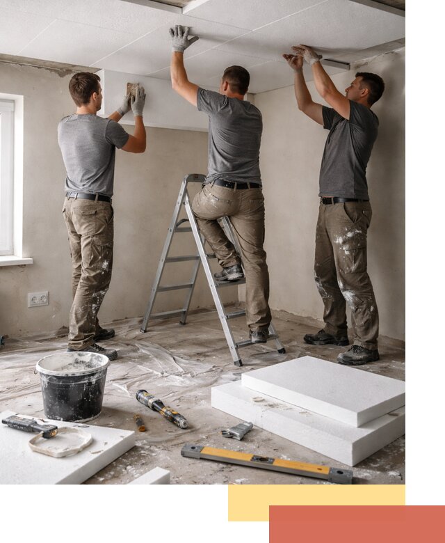 Утепление потолка пенопластом в Йошкар-Оле быстро и качественно